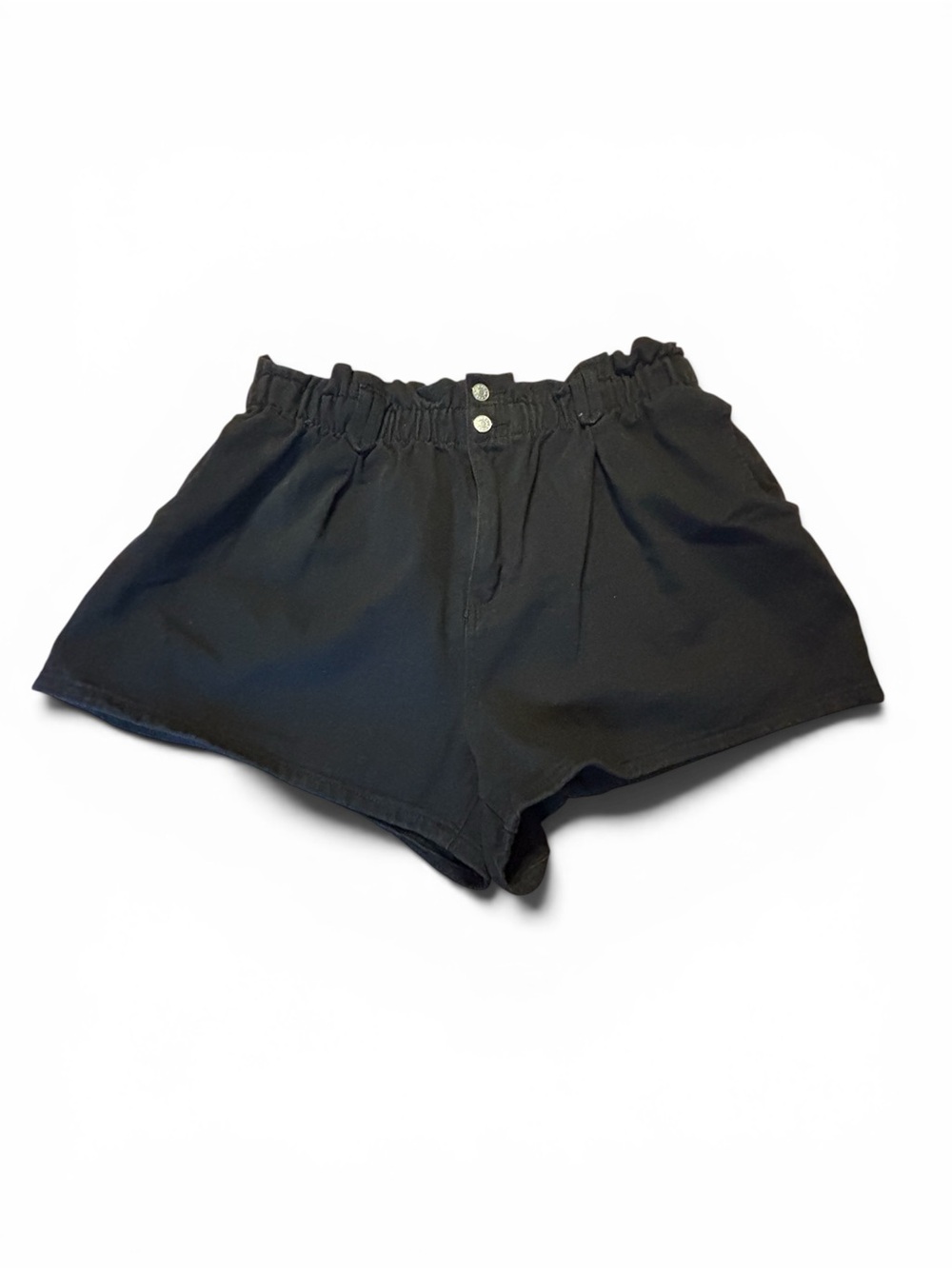 Women’s plus size shorts / black high-waisted 3xl (18)